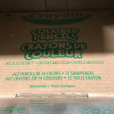 Crayola Coloured Pencils Classpack, 462 Count