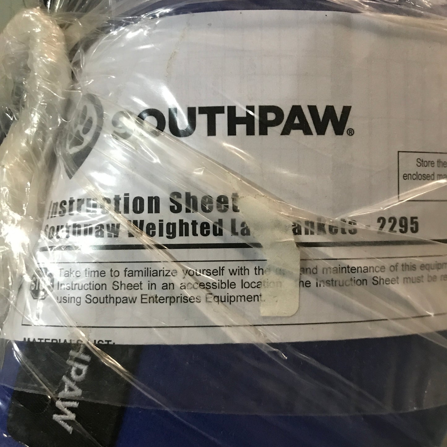 Southpaw Weighted Lap Blanket (Set of 3) - Blue