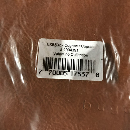 Bugatti Velntino Briefcase - Cognac