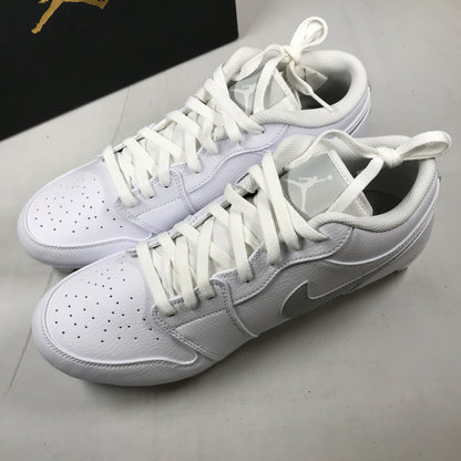Nike Jordan 1 Low TD Cleat White Grey Fog