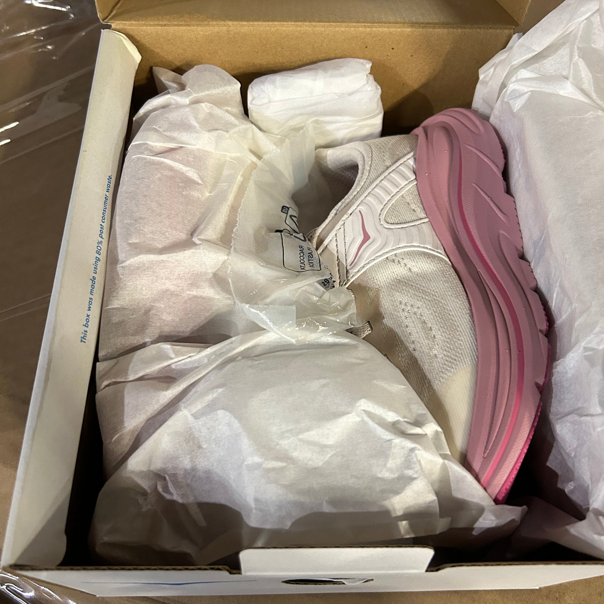 Hoka Clifton 10 Little Kids - Rose Cream / Dried Rose