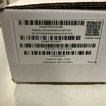 Dell Latitude 5500 15.6" Screen Laptop