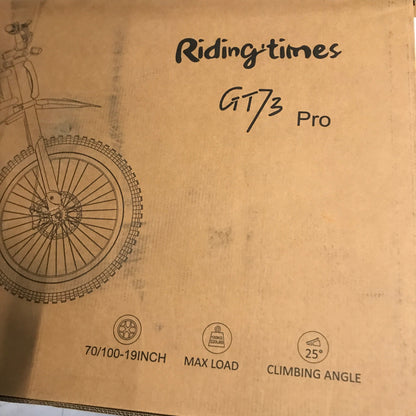 Riding Times GT73 Pro Electric Motorbike - PICK UP ONLY