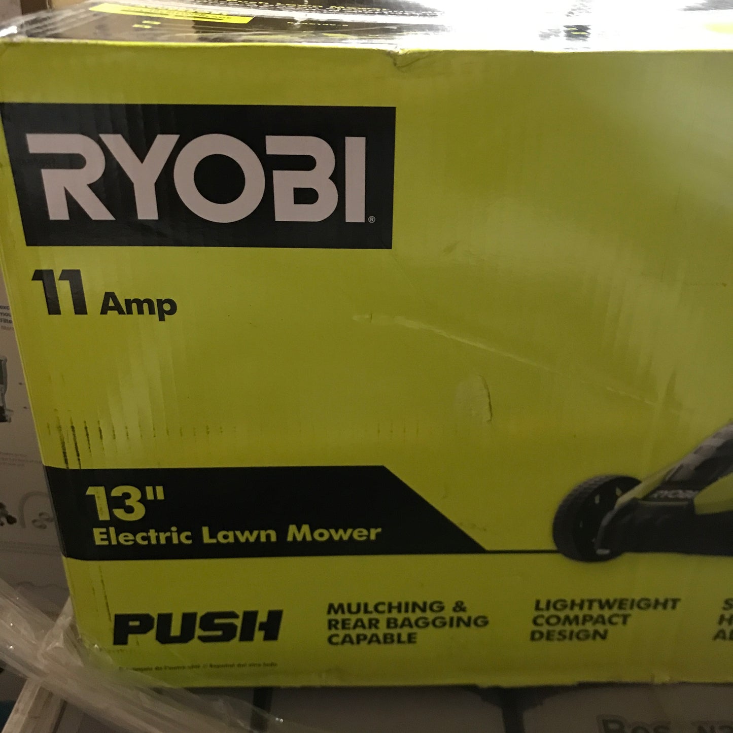 RYOBI 13-inch 11 amp Corded Electric Lawn Mower