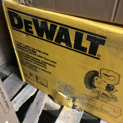 DEWALT 20V MAX 7-1/4-inch Sliding Miter Saw (Bare Tool) with XPS Cut-Line System