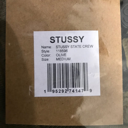 Stussy State Crew - Olive