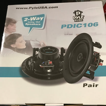 Pyle 10” Ceiling Wall Mount Speakers - Pair