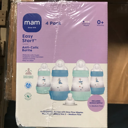 Mam Baby Easy Start Anti-Colic 5oz Baby Bottle 0+ months - 8 Pack