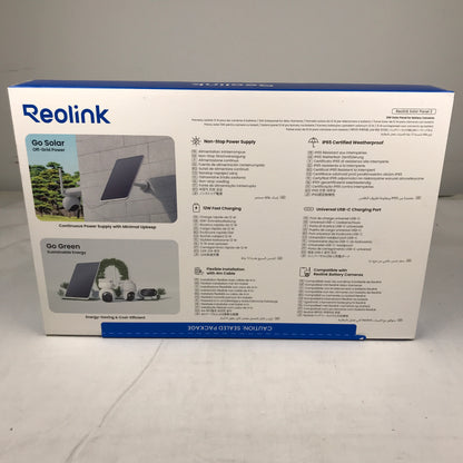 Reolink Solar Panel 3 - 12W Solar Panel for Battery Cameras