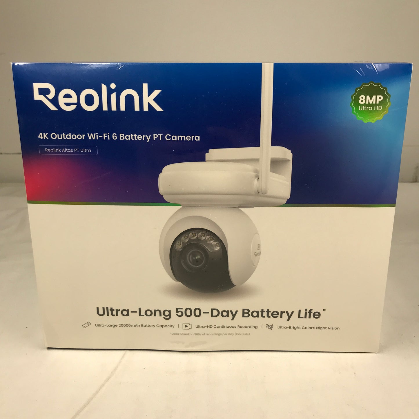 Reolink Altas PT Ultra - 4K 360° Pan & Tilt Long Lasting Battery Camera