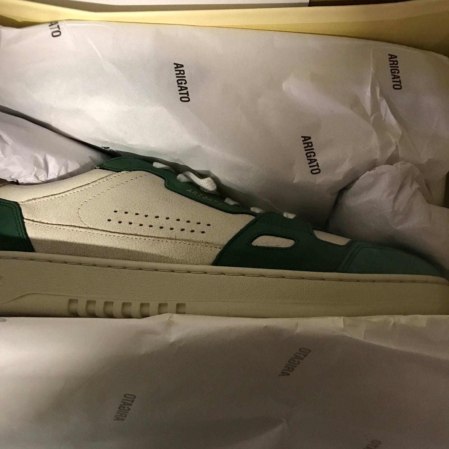 Axel Arigato Dice Lo Sneaker - White/Kale Green