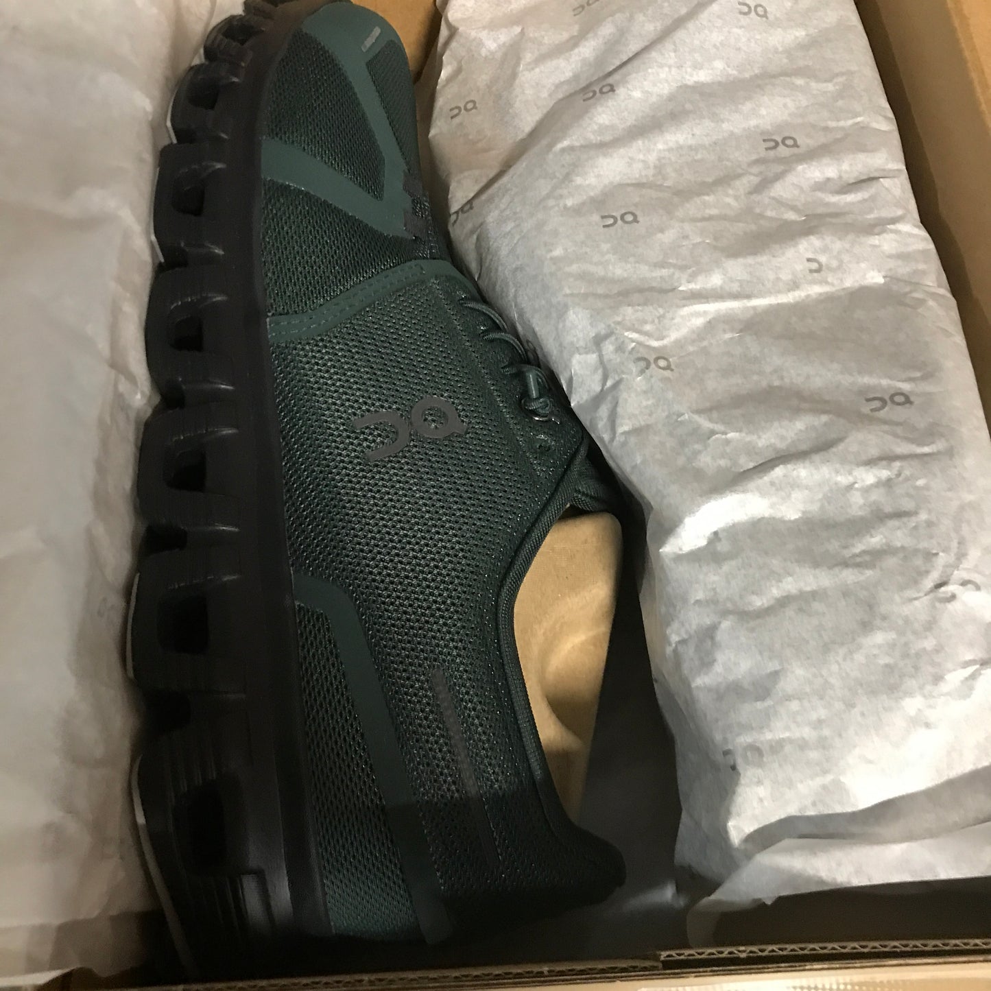 On Cloud 6 Men's Running Shoes - Evergreen/Glacier