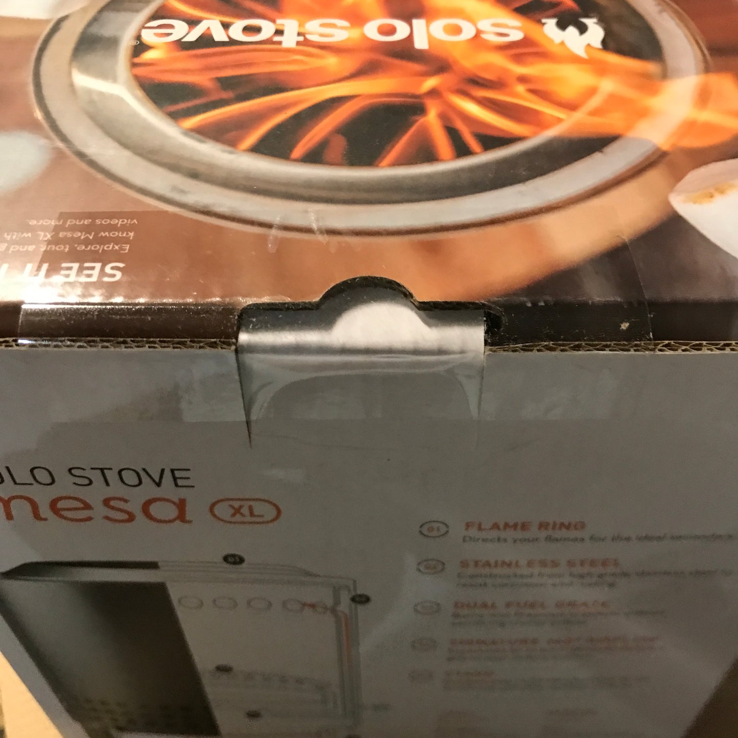Solo Stove Mesa XL Tabletop Fire Pit - Stainless Steel