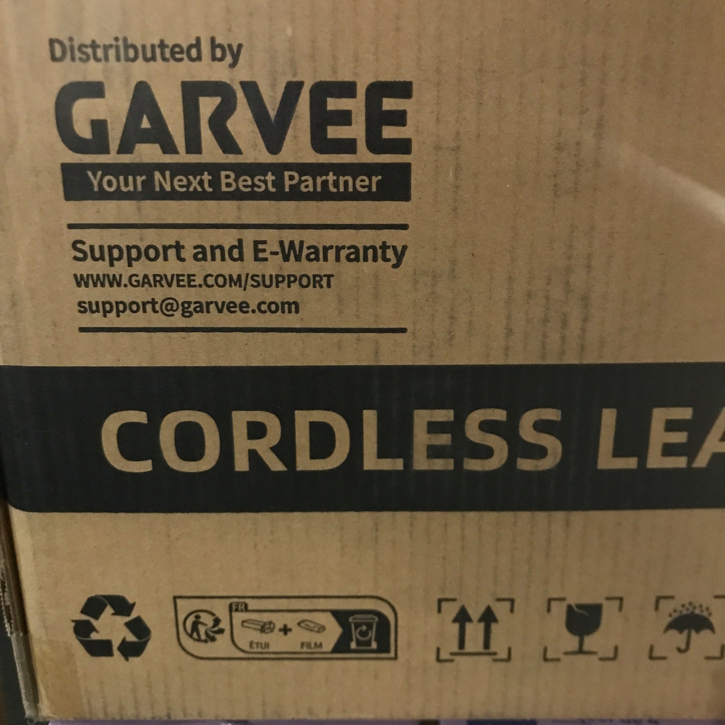 Garvee Cordless Leaf Blower 20V 700CFM - Black/Blue