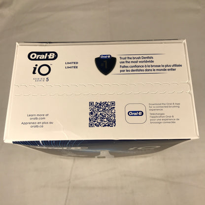 Oral-B iO Series 5 Electric Toothbrush with (1) Brush Head, Rechargeable, White