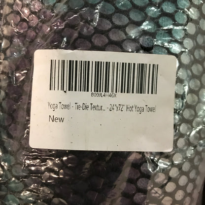 Hystrada Tie-Die Textures Non-Slip Hot Yoga Mat Towel with Bag