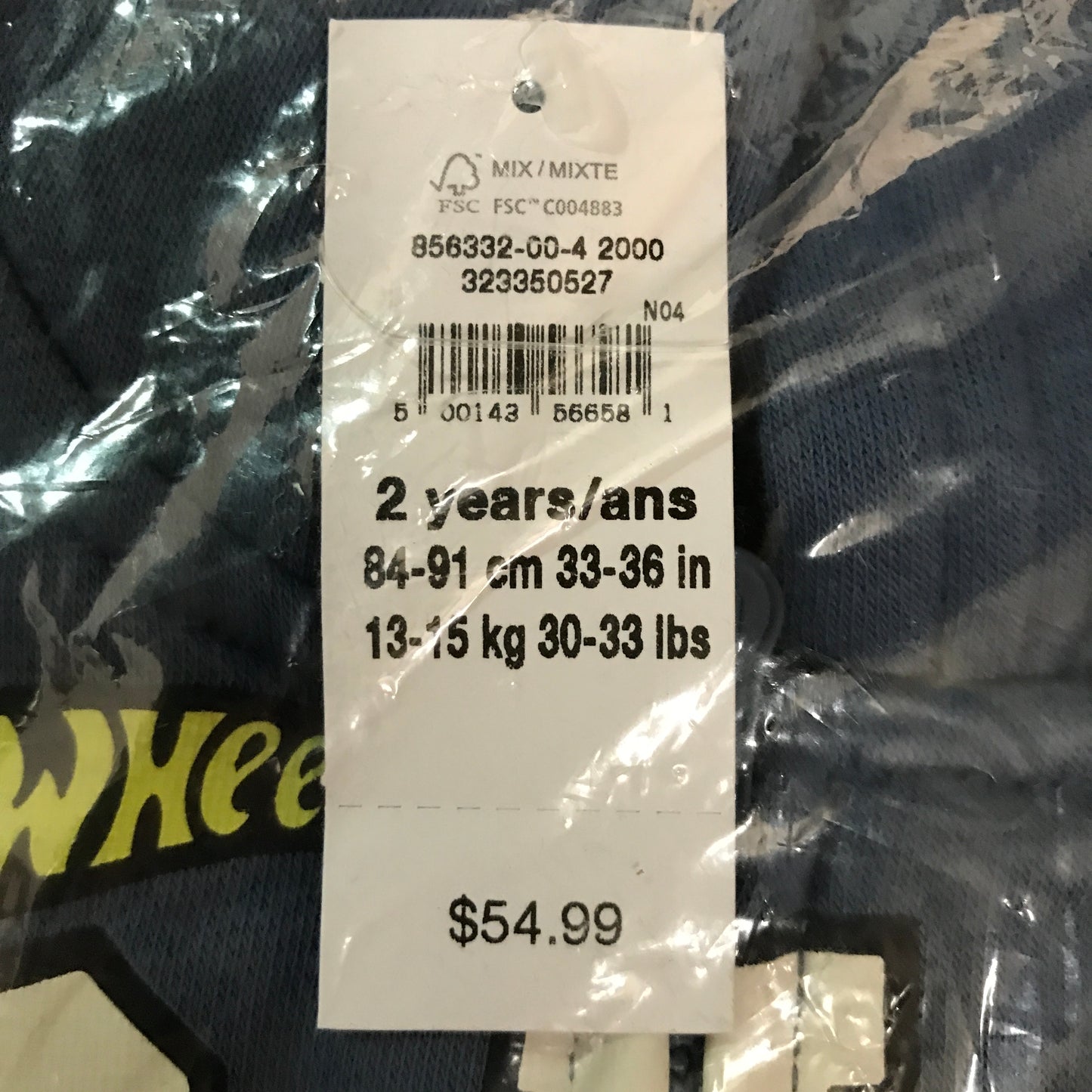 babyGap Hot Wheels Relaxed Logo Zip Hoodie - Bainbridge blue