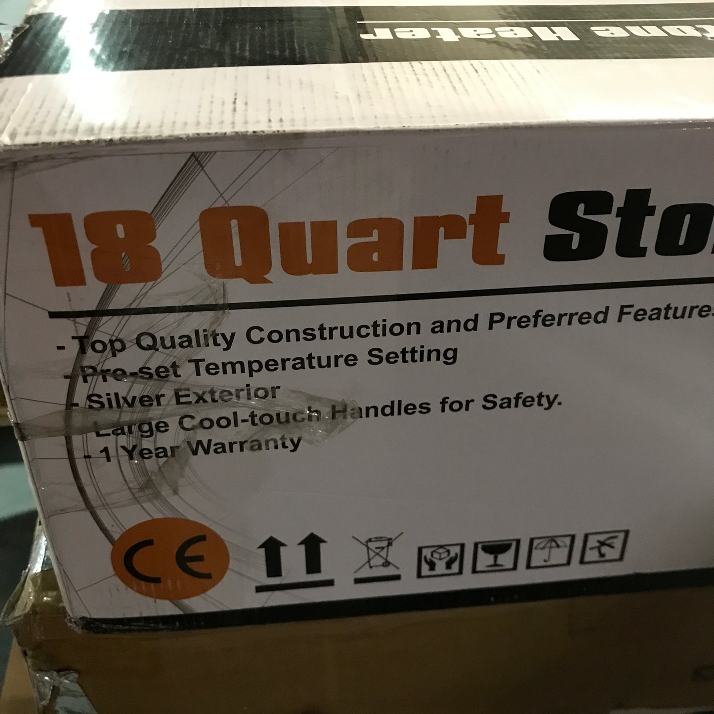 18 Quart LED Hot Stone Warmer with Digital Display