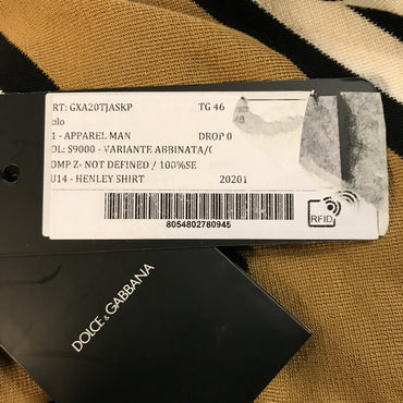 Dolce & Gabbana Men’s Silk Henley Shirt - Variante Abbinata