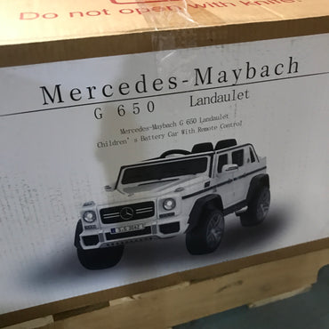 Mercedes-Benz Maybach 12V Battery Powered Vehicle for Kids (Black) - PICK UP ONLY