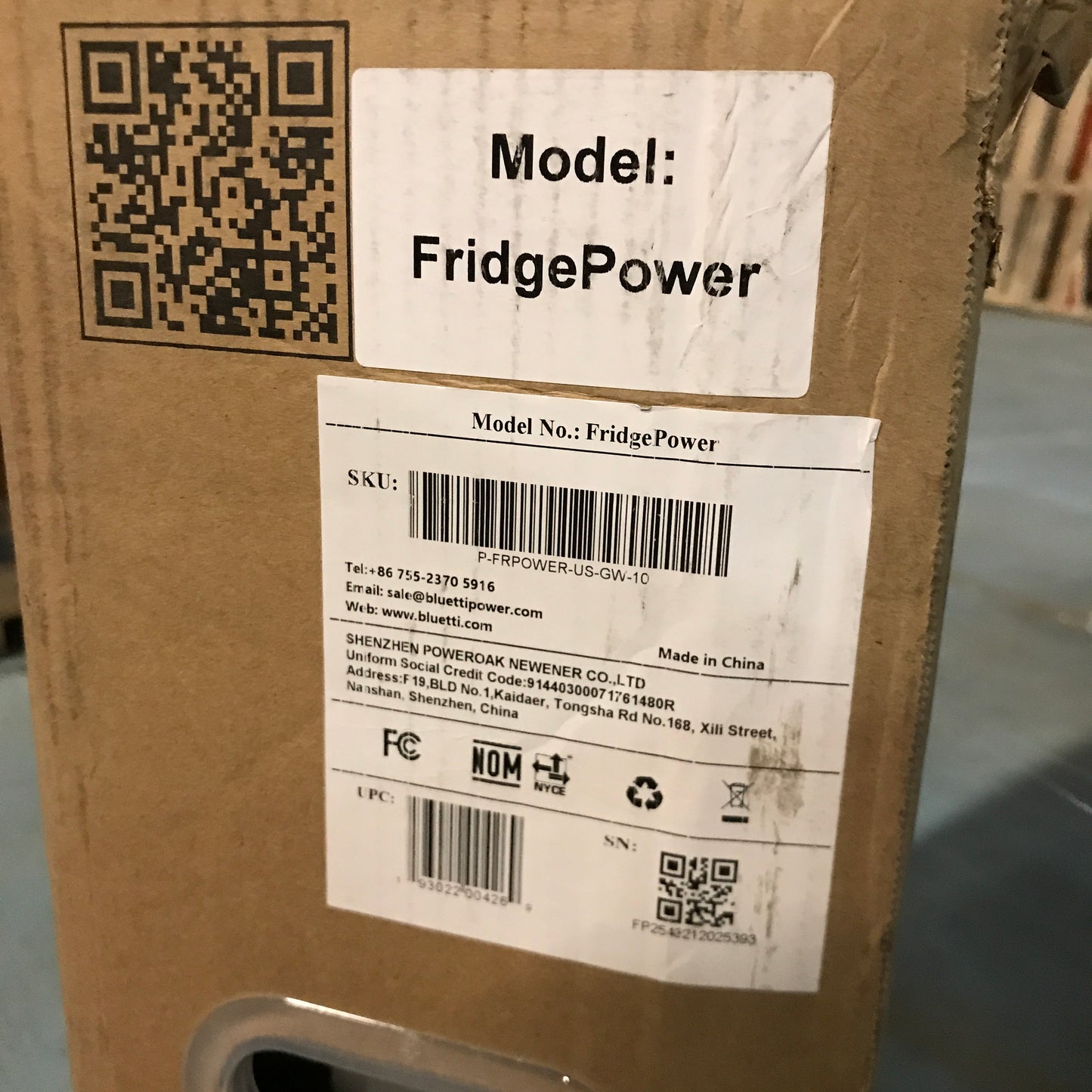 BLUETTI Portable Power Station - FridgePower