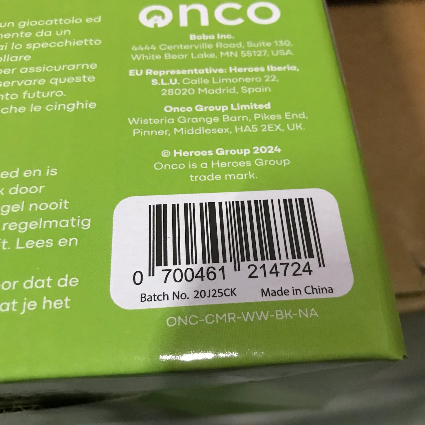 Onco Baby Car Mirror for Back Seat - 2 Pack