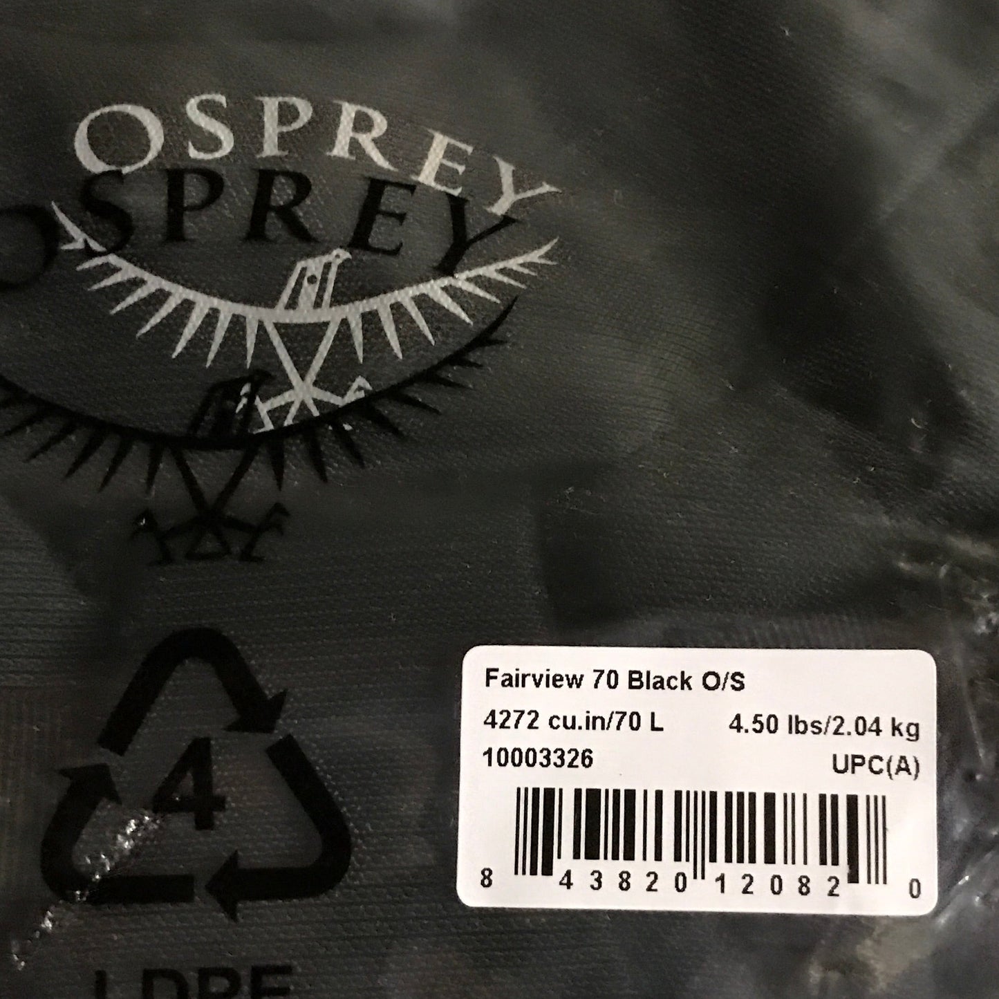 Osprey Fairview 70 Travel Pack Women's Fit - Black
