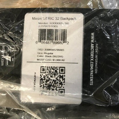 Arc'teryx Micon LiTRIC 32 Backpack - Black