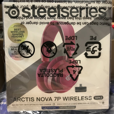 SteelSeries Arctis Nova 7P (Gen 2) Wireless Gaming Headset - Magenta