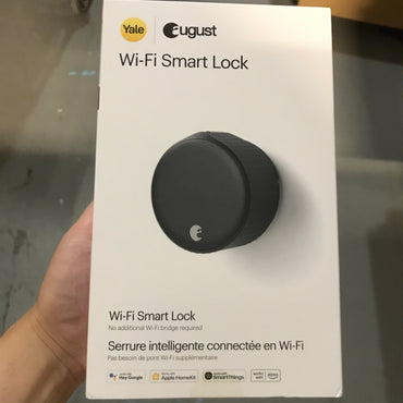 Yale August Wi-Fi Smart Lock (4th Generation) - Matte Black