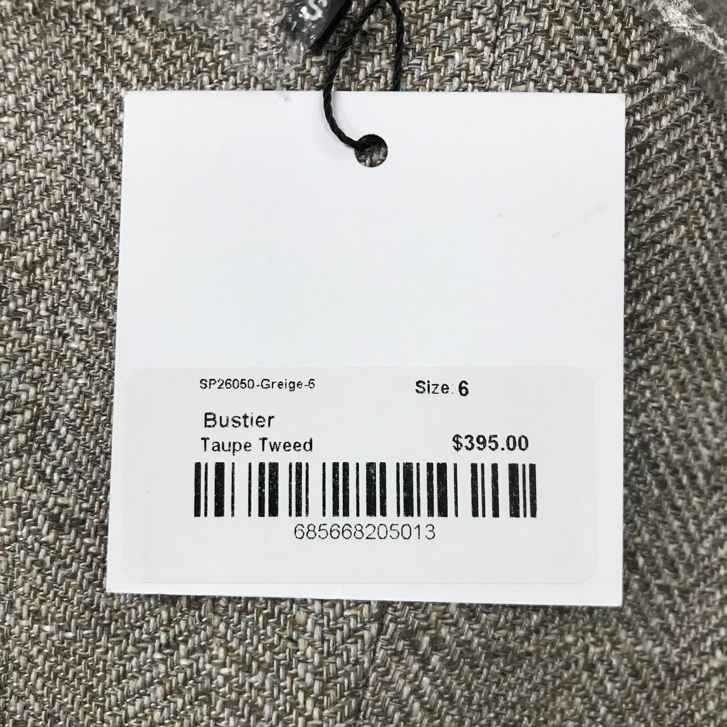 Smythe Bustier - Taupe Tweed