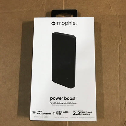mophie Power Boost 10000 mAh Power Bank - Black
