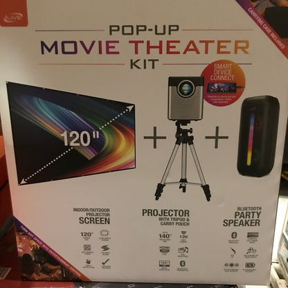 iLive Pop-Up Movie Theater Kit