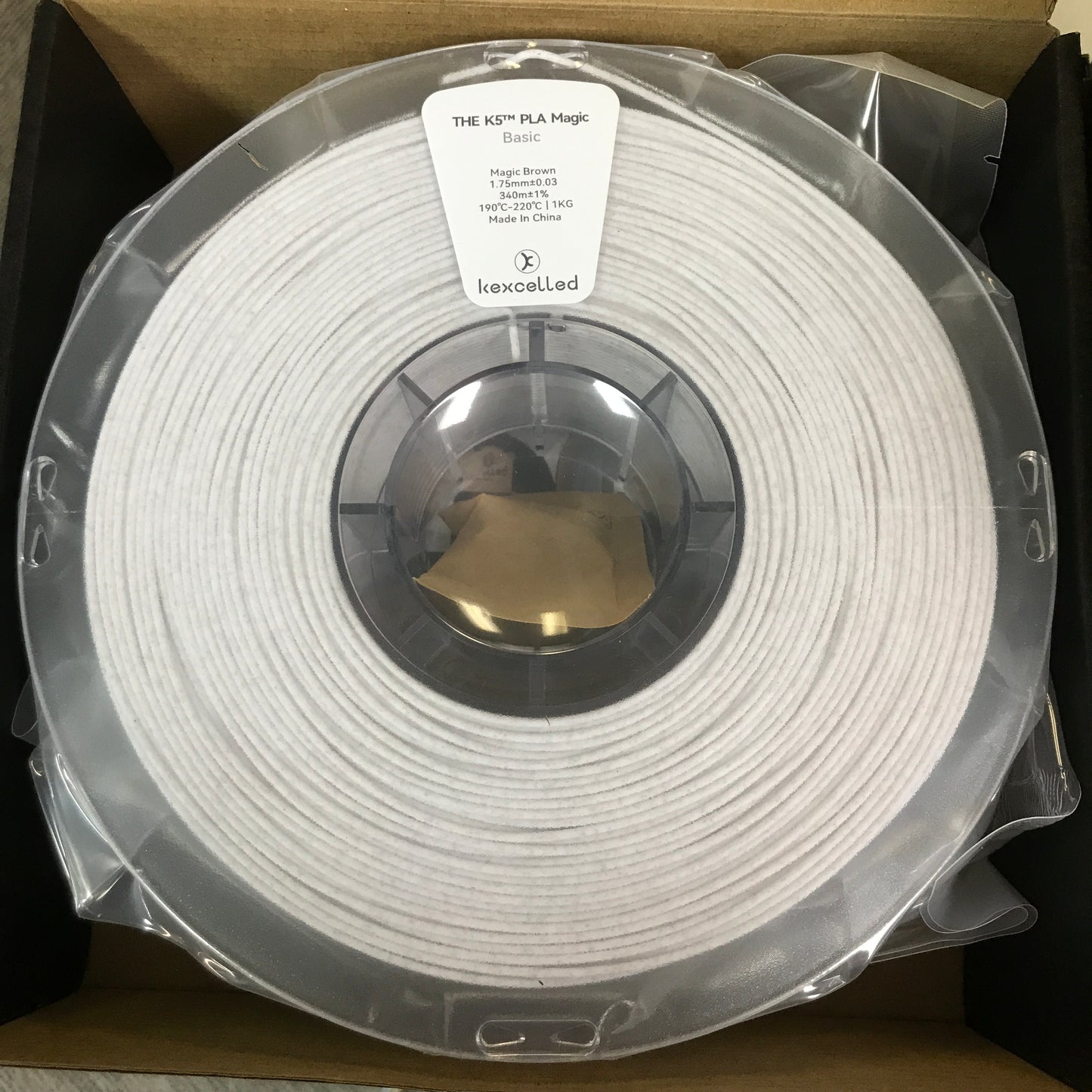 kexcelled 3D Printer Filament THE K5 PLA Magic-1.75-BN-1KG - Magic Brown