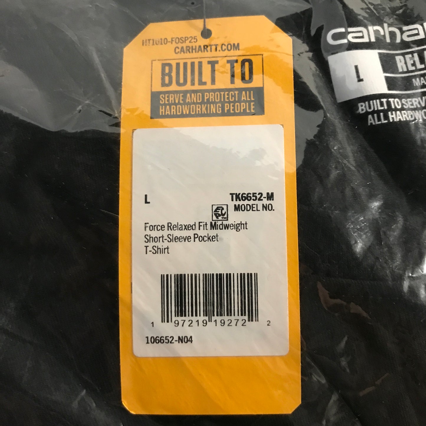 Carhartt Force Relaxed T-Shirt - Black