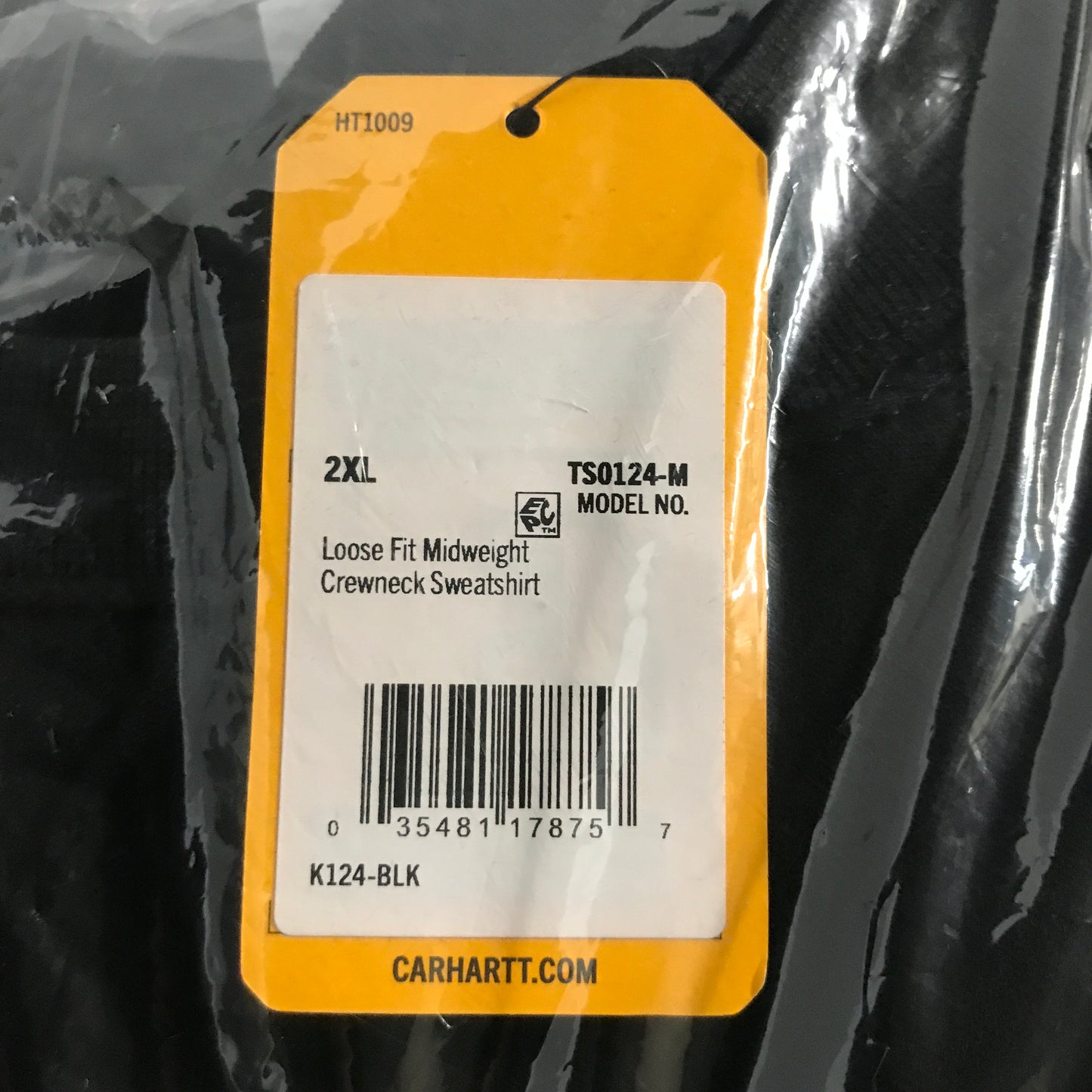 Carhartt Marquette Crewneck Sweatshirt - Black