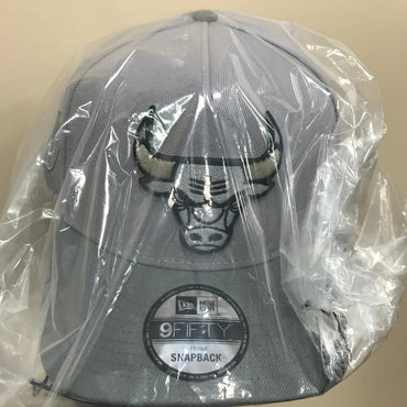 Chicago Bulls New Era 9Fifty A-Frame Snapback - Storm Gray / Kelly Green