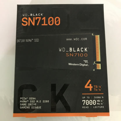 Western Digital WD BLACK SN7100 NVMe PCIe 4.0 Internal M.2 SSD - 4 TB
