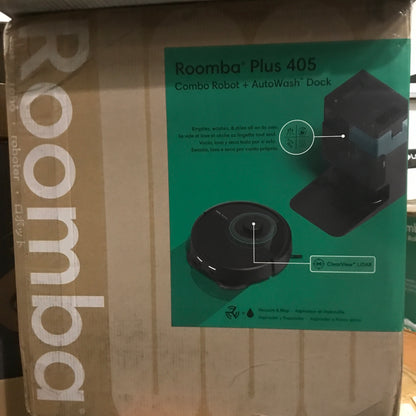 iRobot Roomba Plus 405 Combo Robot Vacuum & Mop for Multi-Surface with AutoWash Dock