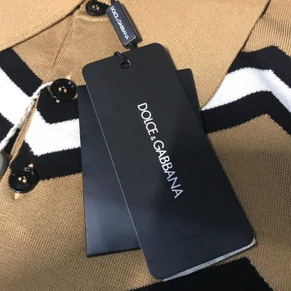 Dolce & Gabbana Men’s Silk Henley Shirt - Variante Abbinata