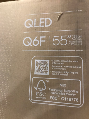 55" QLED Q6F 4K Smart TV SAMSUNG