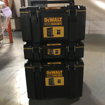 DEWALT TOUGHSYSTEM 2.0 3-Piece Modular Tool Box Tower Storage System