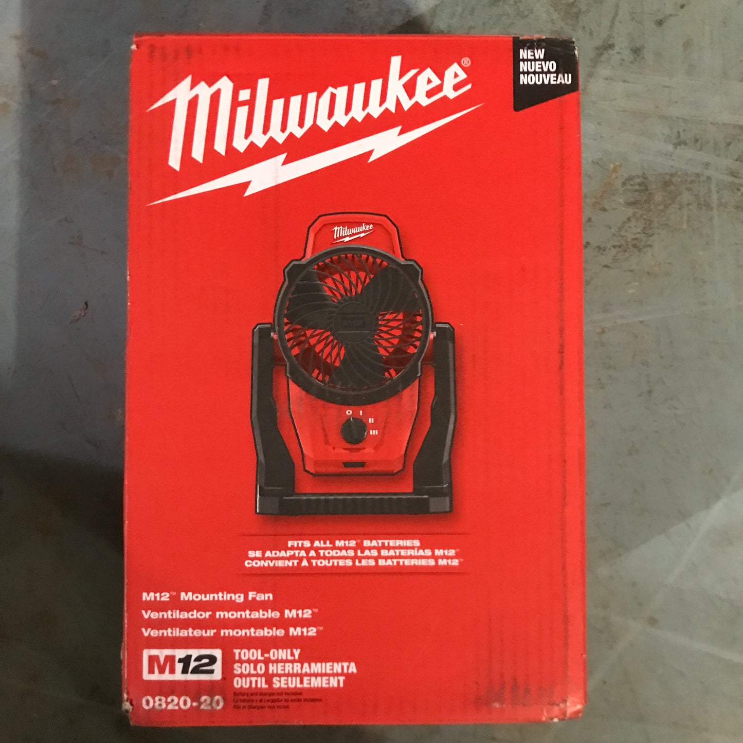 Milwaukee Tool M12 12V Lithium-Ion Cordless Jobsite Mounting Fan (Tool-Only)