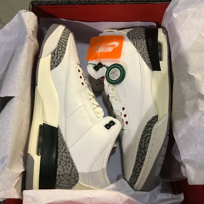 Air Jordan 3 Retro White Cement Re-imagined Sneakers