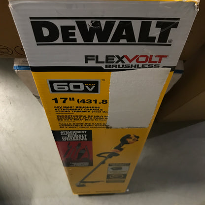 DEWALT DCST972B, 60V MAX 17'' Brushless Attachment Capable String Trimmer (Tool Only)