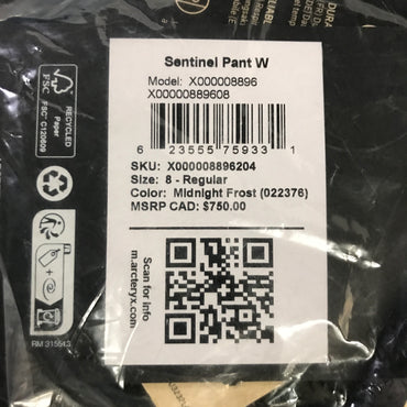 Arc'teryx Sentinel Pant Women's - Midnight Frost