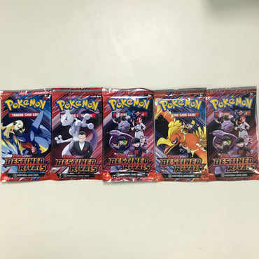 Pokemon Scarlet & Violet Destined Rivals Sleeved Booster Pack- Box of 5