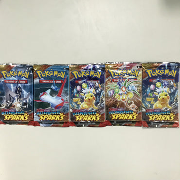 Pokemon Scarlet & Violet Surging Sparks Sleeved Booster Pack- Box of 5