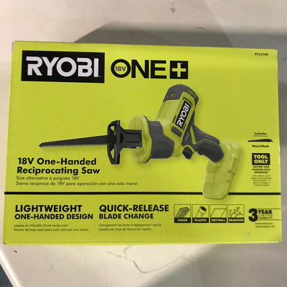 RYOBI 18V ONE+ Cordless One-Handed Reciprocating Saw (Tool Only)