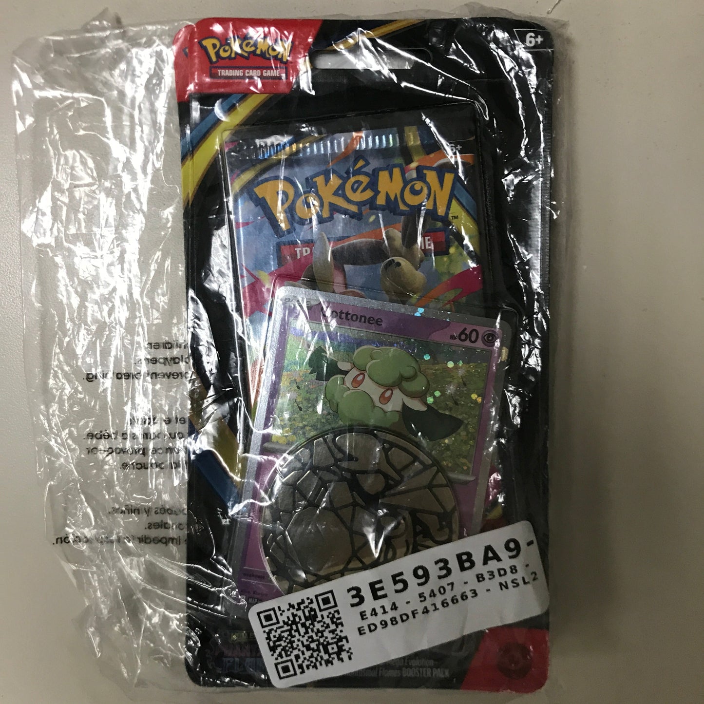 Pokemon Mega Evolution Phantasmal Flames Checklane Blister Pack (1 Booster Pack, Promo Card & Coin) (Cottonee) 2 Pack
